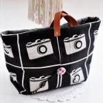 Melanie weekend tote bag - Let's enjoy clicking away