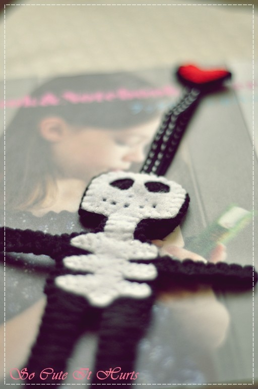 I heart Mr. Skelly bookmark - for him 