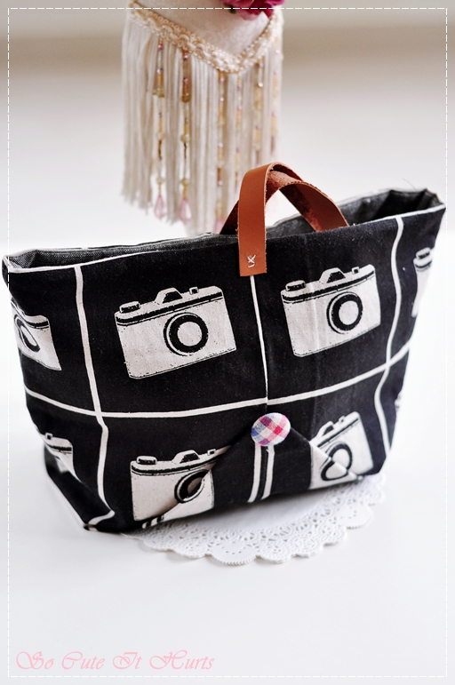 Melanie weekend tote bag - Let's enjoy clicking away