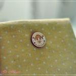 Wesley purse in linen dots ..