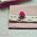Wesley purse in linen dots ..