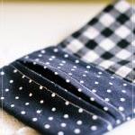 Wesley purse in linen dots ..