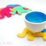 Yellow LOVE cozy elephant c..