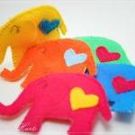 Yellow LOVE cozy elephant c..