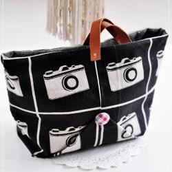 Melanie weekend tote bag - Let's enjoy clicking away